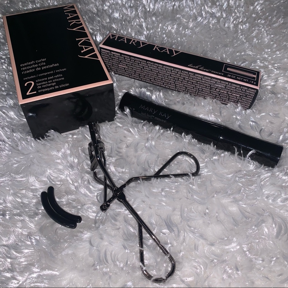 Mary Kay eyelash curler and Lash Love mascara